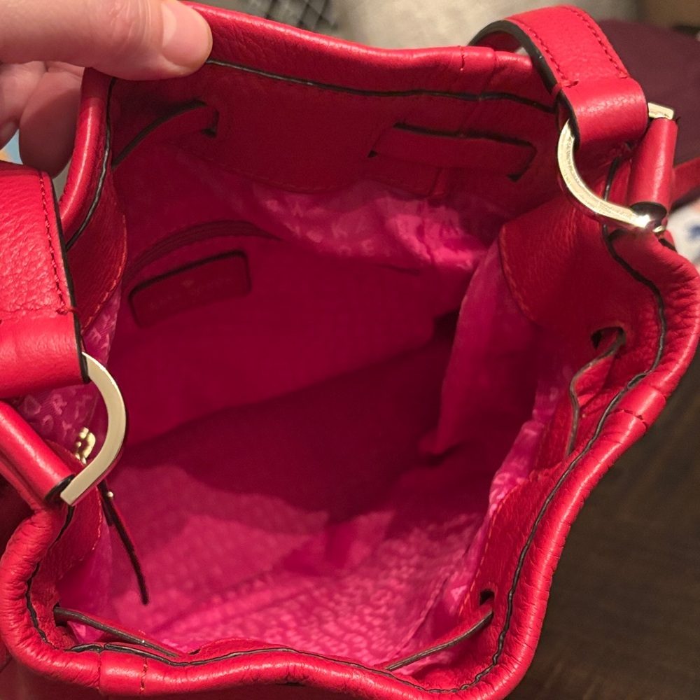 Kate Spade Vibrant Red Bucket Bag and Wallet Set - Picture 7 of 16
